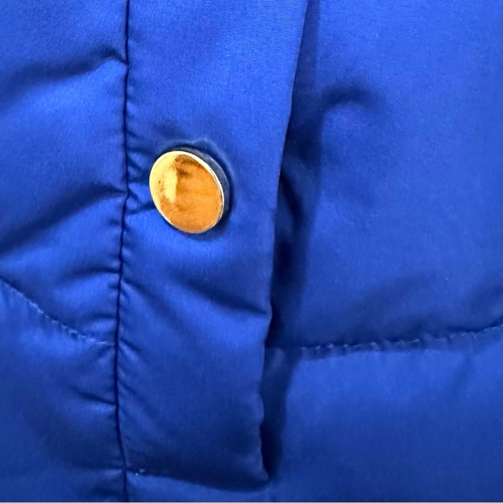 058 Charter Club | NWOT Royal Blue Quilted Zip-Front Puffer Vest (Size S/M) - Picture 7 of 12